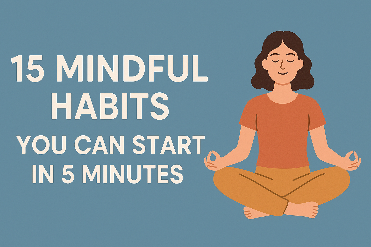 15 Mindful Habits You Can Start in 5 Minutes