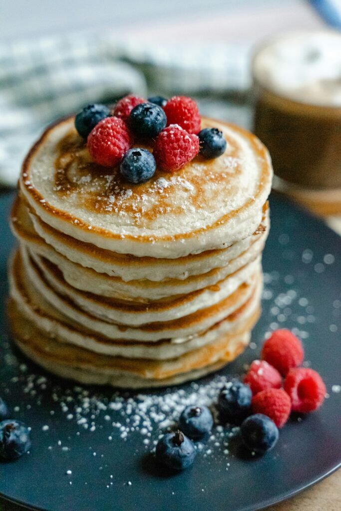 Fluffy Blender Protein Pancakes